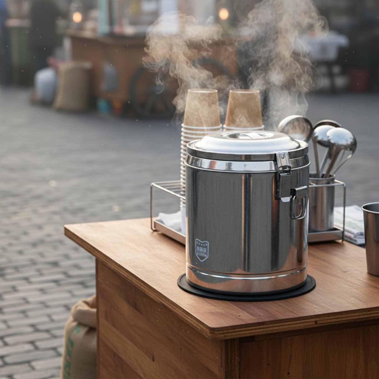 RVS geïsoleerde vat met lekbes - Cold Drink Dispenser recensie en prijs