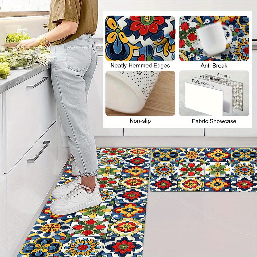 Mediterrane tegelvloermat Tapi - Commercial Kitchen Tile Flooring recensie en prijs