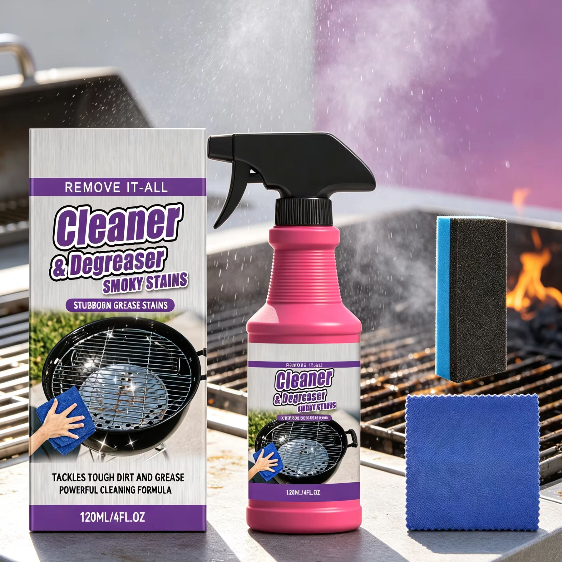BBQ Grillreiniger Vet Vlekkenv - Commercial Kitchen Grease Cleaner recensie en prijs
