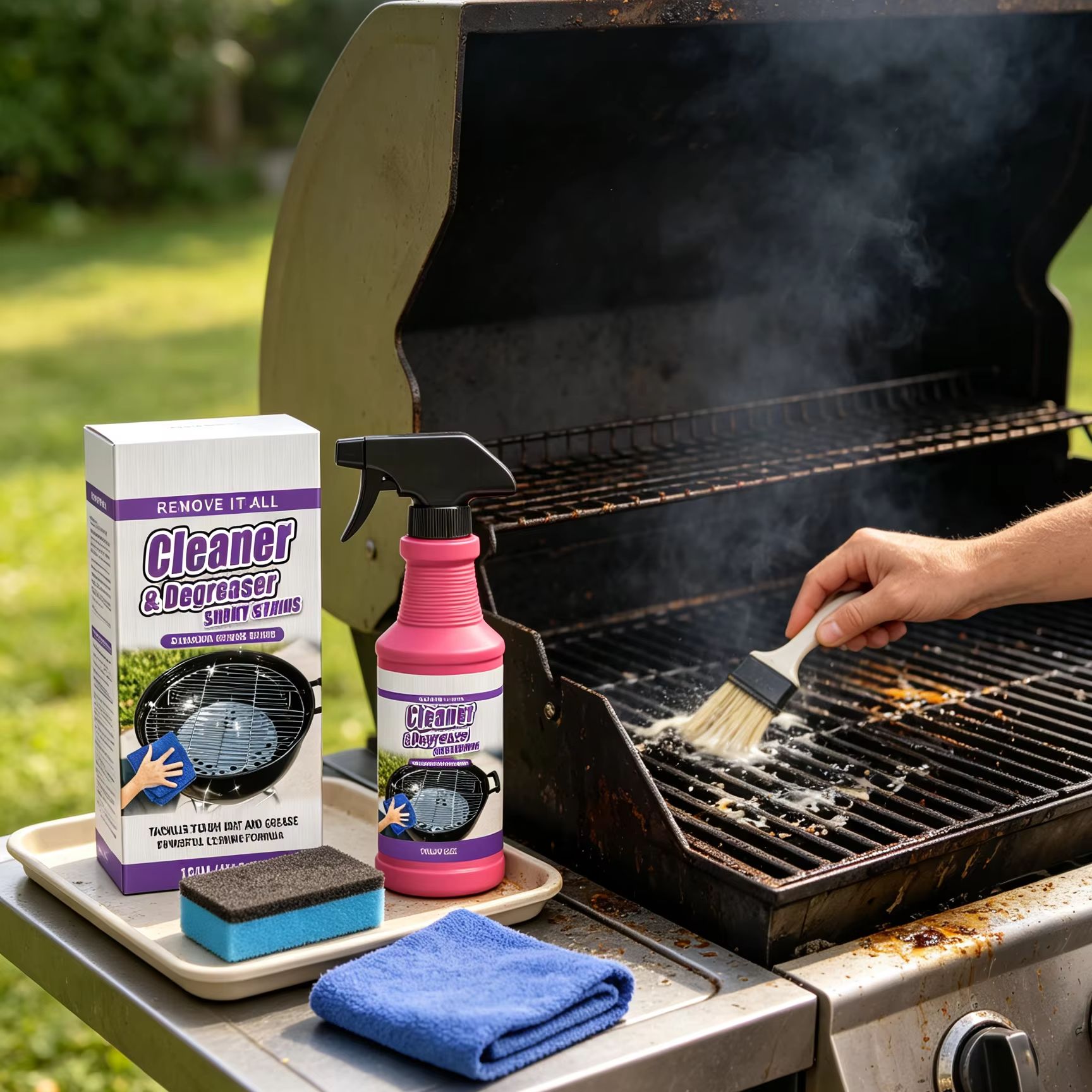 BBQ Grillreiniger Vet Vlekkenv - Commercial Kitchen Grease Cleaner recensie en prijs