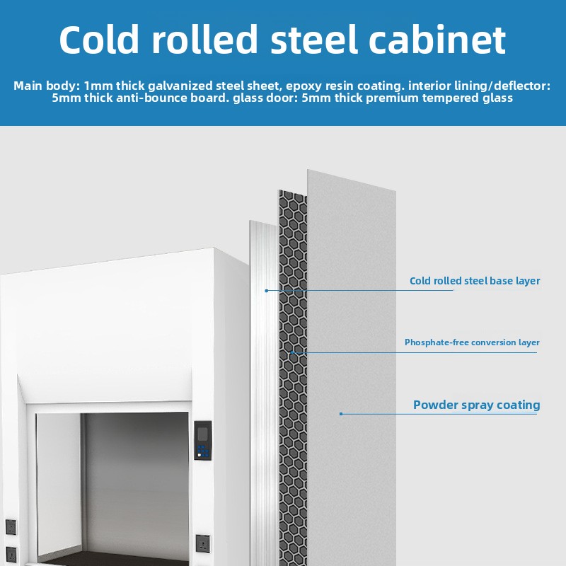 Stalen glazen randen Laborator - Commercial Exhaust Hood recensie en prijs