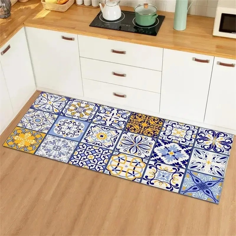Blauw Geel Vintage Tegel Colla - Commercial Kitchen Tile Flooring recensie en prijs
