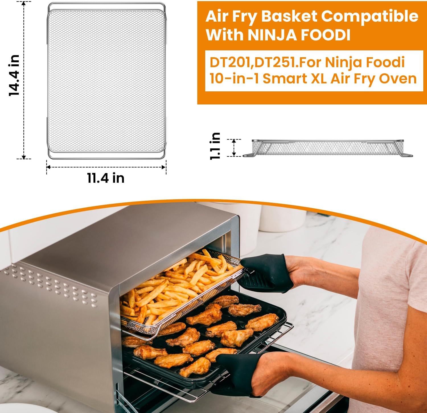 Air Friteuse Oven Mand voor Ni - Ninja Air Fryer Dt201 recensie en prijs