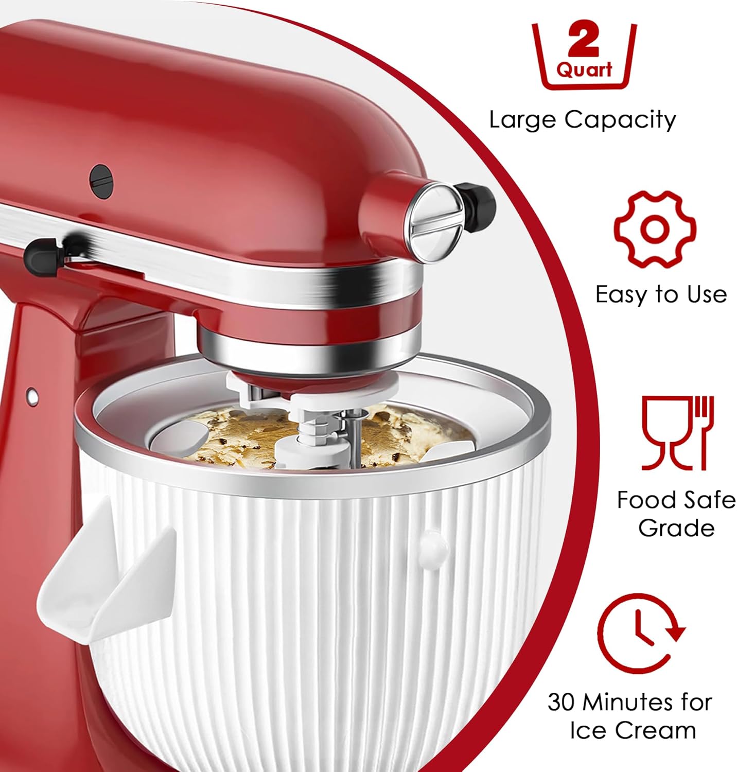 IJsmachine-opzetstuk voor Kitc - Commercial Kitchenaid recensie en prijs